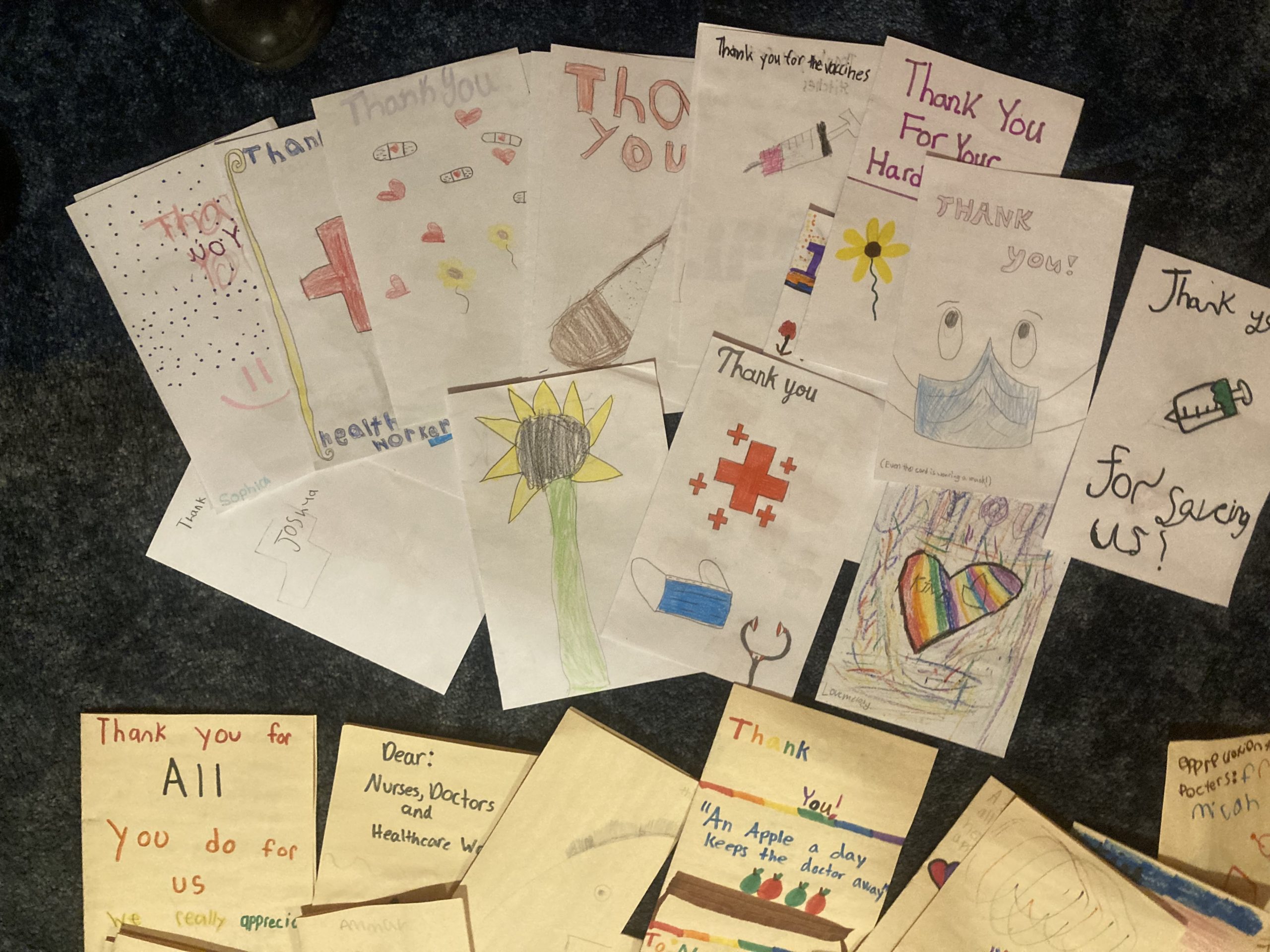 Cards of Appreciation & Love from Greenmont School